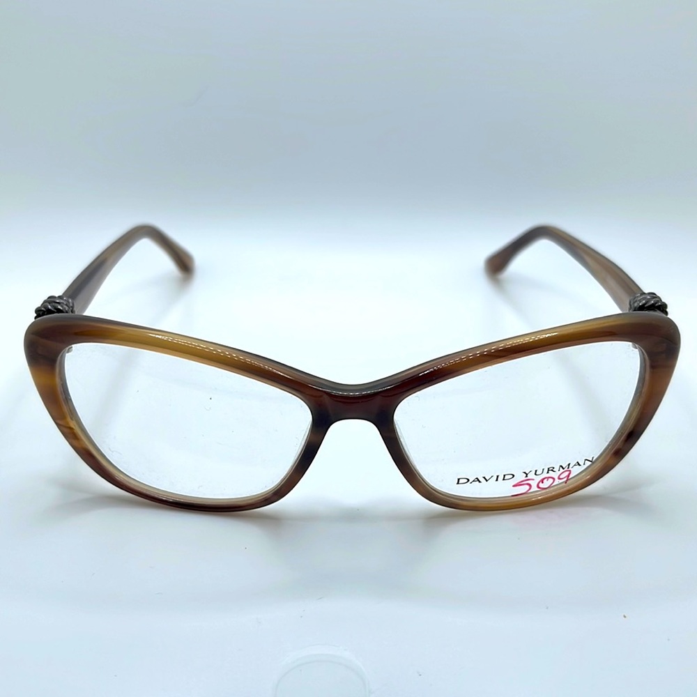 New! David Yurman. Resin optical frames. Tortoiseshell.  52mm.